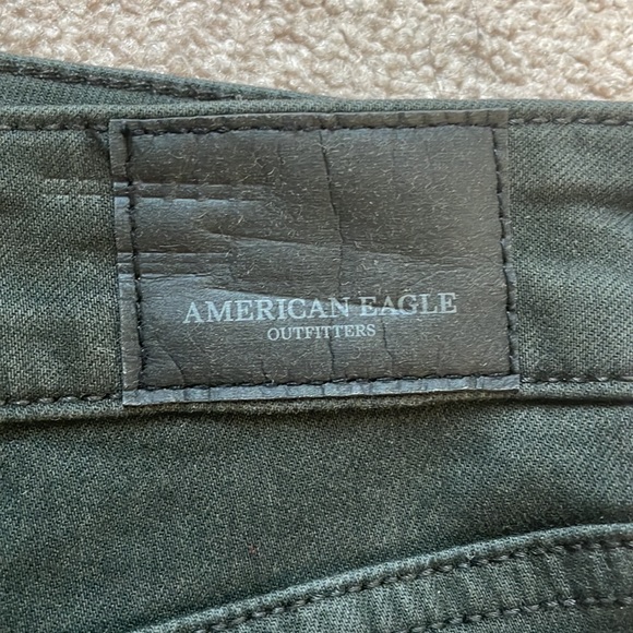 American Eagle Hi rise army green jeggings - Picture 6 of 6